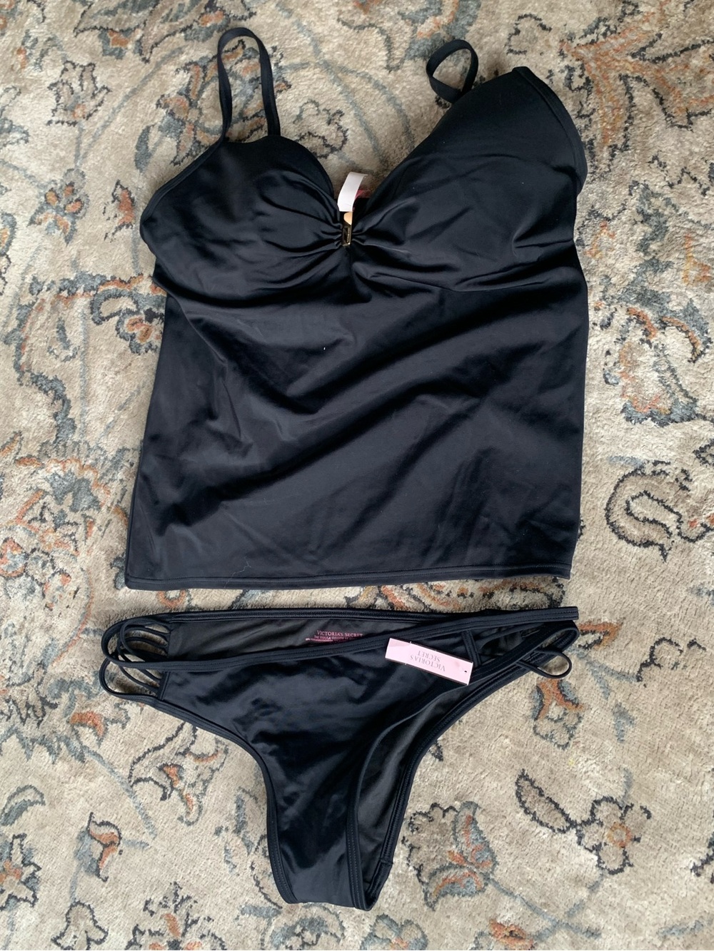 Victoria's Secret Black Two-Piece Bikini Set